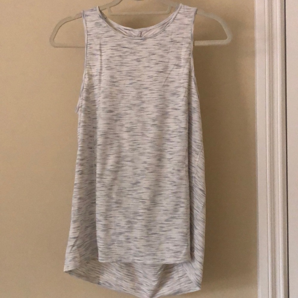Grey Lululemon workout tank